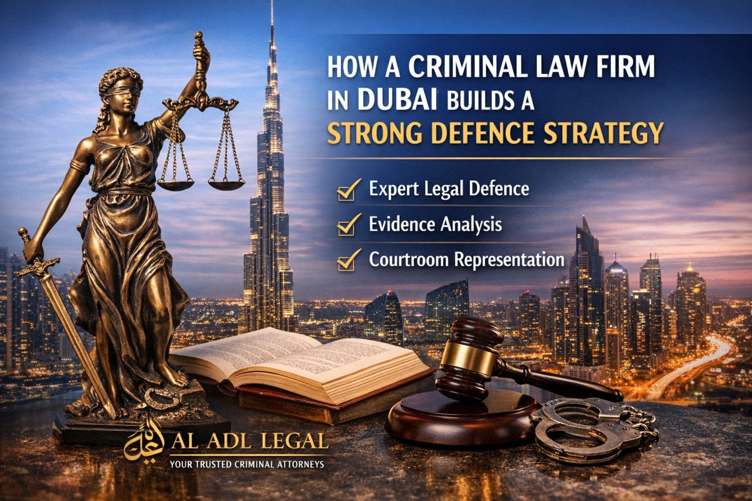 How a Criminal Law Firm in Dubai Builds a Strong Defence Strategy